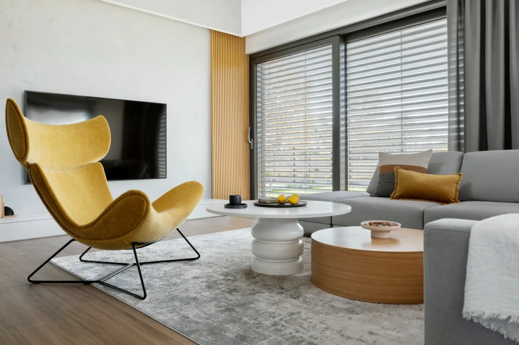 Modern Living Room Blinds Ideas