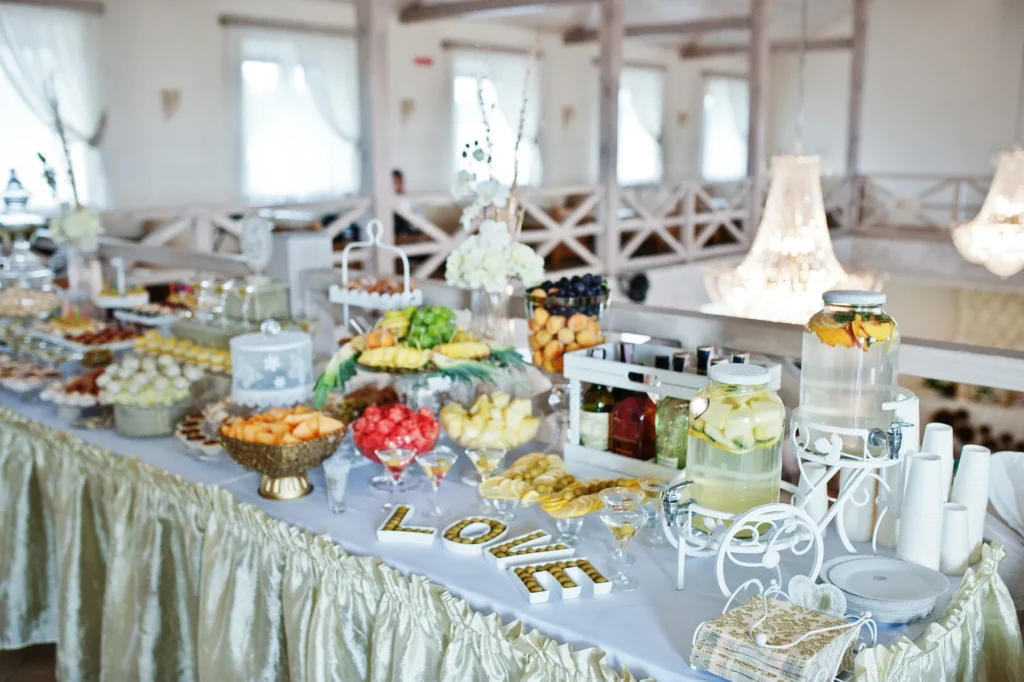 How to Decorate a Buffet Table in Dining Room